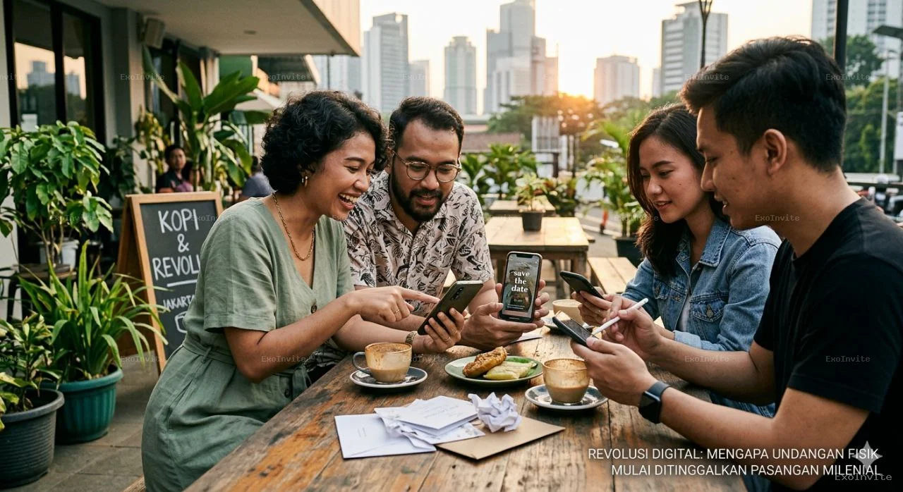 Revolusi Digital: Mengapa Undangan Fisik Mulai Ditinggalkan Pasangan Milenial.